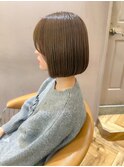 ◎シアーカラーまとまるボブ