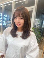 エクリジユウガオカ(equri Jiyugaoka) 【自由が丘】ナチュラルベージュ×レイヤー/30代40代50代