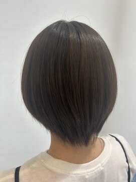 アンジュ 篠ノ井店(ange) 丸みショートボブ