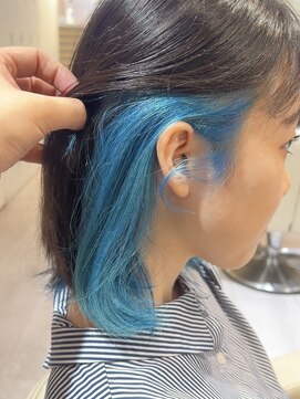 サロンドジョー(salon de joe) ケアブリーチダブルカラーインナーカラーハイトーン髪質改善