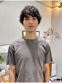 くせ毛風パーマ 無造作ヘア ピンパーマ メンズパーマ 大須 /井上