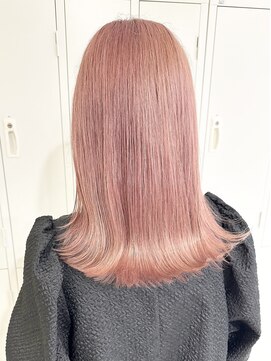 アモレット 天文館店(amoretto) 【mai】#パールピンク#艶髪