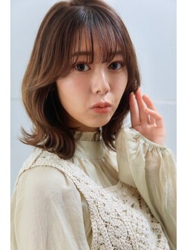 スノードロップ 高円寺店(Snowdrop) 黒髪/ボブルフ/ネビージュ/小顔/ワンレン/高円寺/髪質改善/前髪