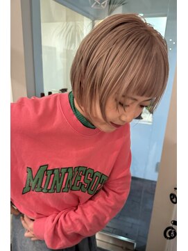 バローチェ 大阪 堀江(Barouche) 【Barouche/中島綾子】 レイヤーボブ ブロンド 堀江