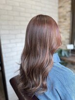 アトリエナガノ(atelier nagano) ニュアンスカラー/センターパート/ツヤ髪スタイル/ブルージュ