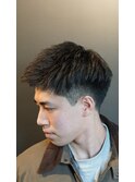 メンズショート ビジネスショート 刈り上げ 顔剃り 眉カット