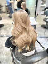 アクション 心斎橋店(ACTION)&nbsp;心斎橋ハイトーンカラー　ミルクティーベージュ　ブリーチカラー