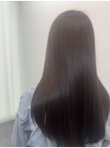 カーキベージュ/大人レイヤーカット/ウェットヘア/くびれヘア