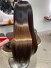 デザインカット×ダメージケア縮毛矯正×マイクロバブル　　￥19500