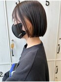 ミニボブ/インナーカラー/ブロンド