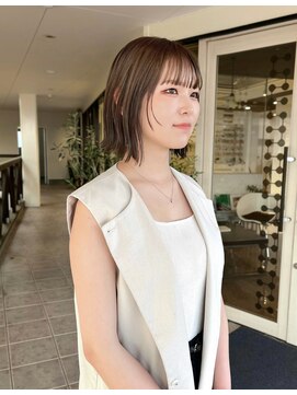 サムライ(SAMURAI) レイヤーボブ/グレージュカラー