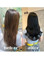 ガルボヘアー 心斎橋店(garbohair)&nbsp;プルエクステ/黒髪ロング/心斎橋エクステ/当日予約OK