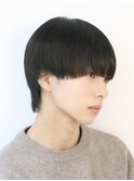 ラウンドマッシュシースルーフェザーショートウルフ