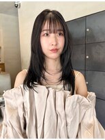ヘアー アイス ルーチェ(HAIR ICI LUCE)&nbsp;レイヤーカット顔まわりレイヤー質感再整トリートメント/中西