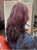 ヘアメイクアクト 都賀店&nbsp;ダブルブリーチ×パープル