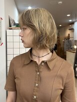 カルテ(QUARTE)&nbsp;ミニボブ　ショートボブ　ローライトハイトーン