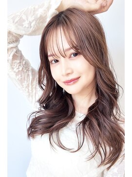 フィガロリビュート(figaro Ribute) 2025 柔らかくびれロング×透け感モカベージュ