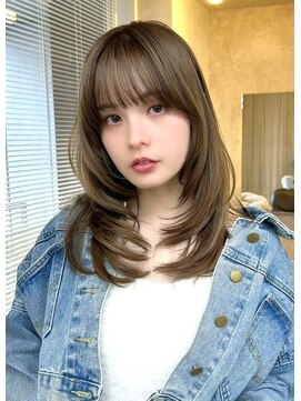 キイ ギンザ(k.e.y GINZA) フロントレイヤー/オリーブベージュ