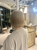 ダヴィン 中目黒(DaVin) 〈Davin中目黒〉ミルクティーベージュとぷつっとボブ