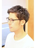 リビーチ ヘア リゾート 赤羽(Rebeach HAIR RESORT)&nbsp;赤羽駅メンズショートパーマオリーブグレーココアベージュ小顔
