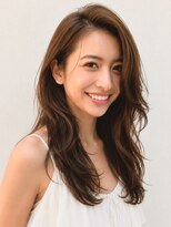 キース ヘアアンドメイク 恵比寿(kith. hair&make)&nbsp;透明感ベージュアッシュ/レイヤーカット/くびれカール
