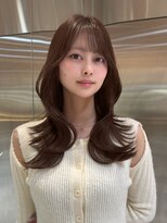 シー バイ ロンド 新宿(Sea by Lond)&nbsp;くびれレイヤー×ココアブラウン［レイヤー/髪質改善/韓国］