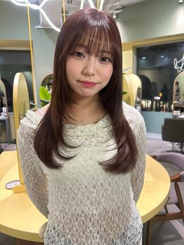 ウタの写真/ヒアルロン酸配合カラーで、艶とまとまりを体感できるベーシックコース。まずはここから♪