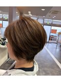大人可愛いひし形ショート
