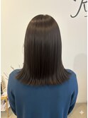 大人ガーリー韓国風ロングレイヤー×髪質改善春カラーブラウン