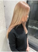 【MISATO】ブロンドベージュ_ハイトーンカラー_2ブリーチカラー