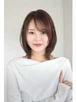 ソイクフ 四条大宮店(SOY-KUFU)&nbsp;レイヤーカットセミロングパーマウルフパーマ/四条大宮/烏丸