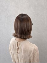 ソレイユバイエルズ(soleil by ailes)&nbsp;ミルクティーブロンドダークブルーデジタルパーマさいたま新都心