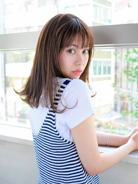 ルティア(Lutia) 外ハネ ストレート 簡単スタイリング★