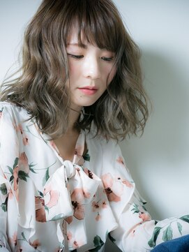 モッズヘア 上尾西口店(mod's hair) 抜け感♪無造作カールの小顔セミディw上尾20代30代40代