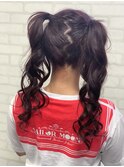 福嶋 裕人 ※ツインテール_ピンクベージュ