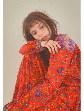 レジュアル(RESSUAL) フェザーバング こなれヘア  サマーカット  ヘーゼルベージュ