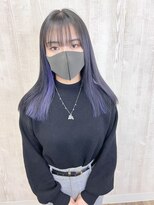 ラッズプラスエイチ(Lads+h)&nbsp;インナーカラー　パープル