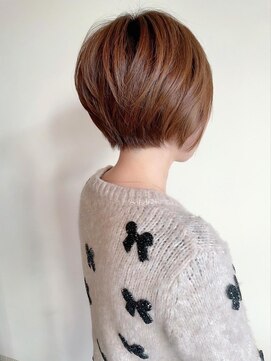 トップヘアーラウンジ 知立(TOP HAIR Lounge) 首元スッキリ、黄金バランスショート！/ニュアンスカラー
