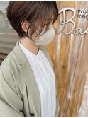 襟足スッキリくびれショート*バイオレットブラウン*Bambi松平愛
