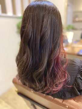 エイチ ヘアアンドメイク(eich hair&make) ☆ロングインナーカラー☆