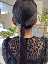 インカント バイ ハンズ incanto by hands 個性派シンプルお呼ばれヘアアレンジ