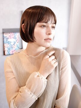 エムスラッシュ ストリートマーケット スマートサロン センター北(M.SLASH) M.SLASHセンター北/フレンチボブ/艶カラー/大人かわいい