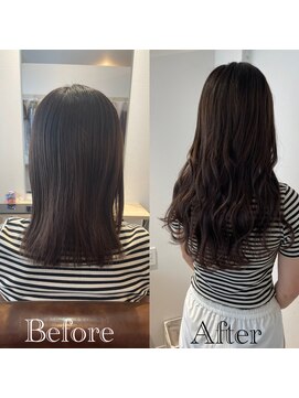 イニット 奈良新大宮(init.) 20代30代40代前髪エクステアッシュグレージュ大人可愛い