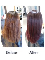 ヴィヴァーク 拝島駅前店(vivarc)&nbsp;20代30代40代グラデーション暖色系髪質改善カラー