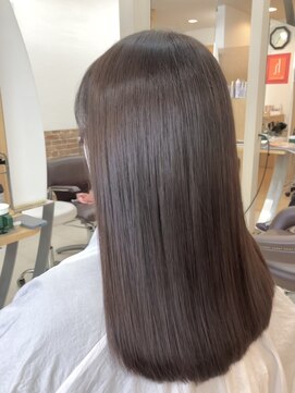 カットハウス はさみの部屋 セミロング/ローレイヤー/酸性トリートメント/ピンクラベンダー