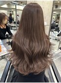 韓国ヘアイメチェンハッシュカット似合わせカットレッドブラウン