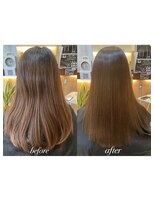 クラウンオーガニックヘアー(CROWN organic hair) 美髪特化髪質改善ストレートスタイル