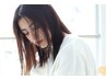 【気になるお顔周りストレート】似合わせカット+フロント酸性縮毛矯正