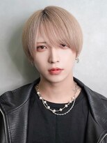 ゼロ 渋谷(XeRo)&nbsp;ラウンドマッシュ　ミルクティーグレージュ