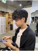 men's パーマstyle